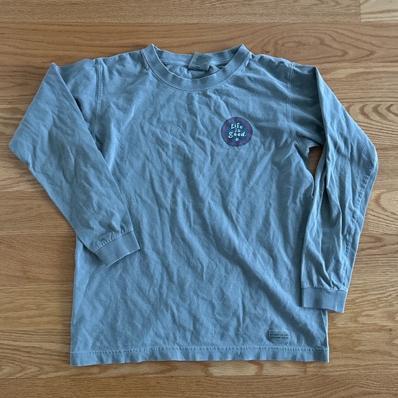 Life Is Good Youth Long-Sleeve Football Tee (L) - Picture 2 of 13